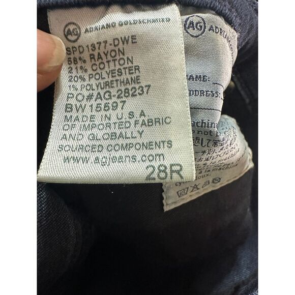 AG Adriano Goldschmied The Legging‎ Ankle Super Skinny Jeans black Denim - Picture 7 of 7